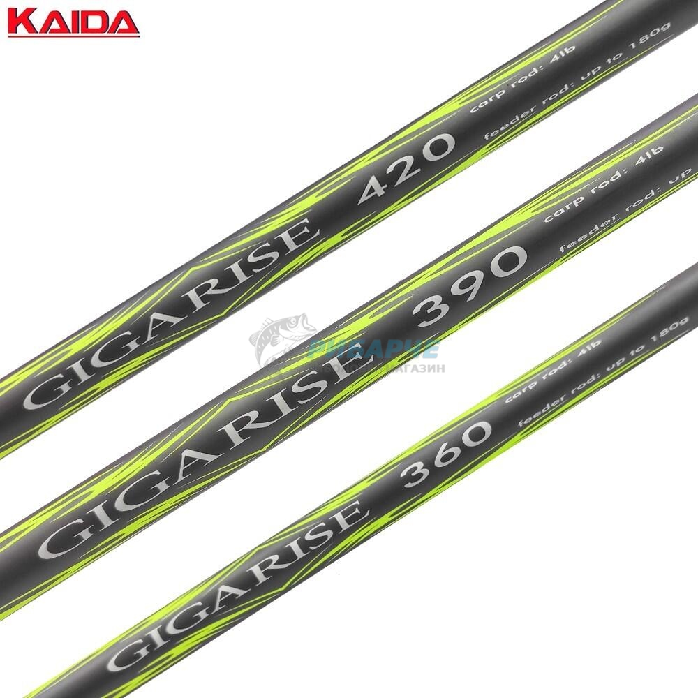 Kaida Rods Фидер Въдица KAIDA GIGARISE CARP FEEDER ROD 3.90m - 4lb 180gr ...